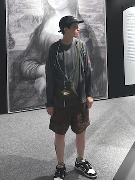 「HUMAN MADE（ヒューマンメード）のアイテム」を使った、Rさん（メンズ・161cm）の夏コーディネート