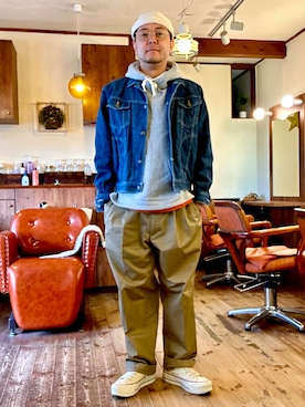 MUGENさん（メンズ・173cm）の春コーディネート