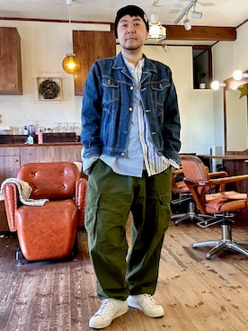 「Johnbull（ジョンブル）のアイテム」を使った、MUGENさん（メンズ・173cm）の春コーディネート