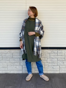 「Chez toi（シェトワ）のアイテム（ワンピース）」を使った、pal_kana_596さん（レディース・155cm）の冬コーディネート