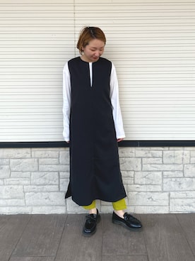 「Chez toi（シェトワ）のアイテム（ワンピース）」を使った、pal_kana_596さん（レディース・155cm）の春コーディネート