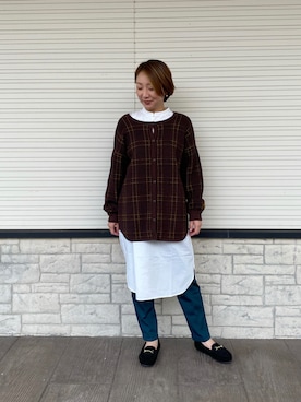 「CPCM（シーピーシーエム）のアイテム（シューズ）」を使った、pal_kana_596さん（レディース・155cm）の秋コーディネート