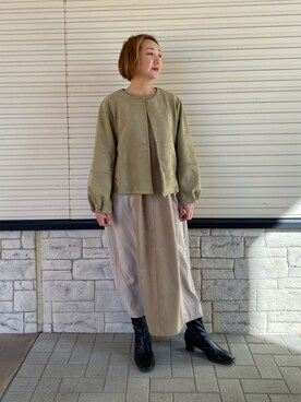 「Chez toi（シェトワ）のアイテム（ワンピース）」を使った、pal_kana_596さん（レディース・155cm）の冬コーディネート