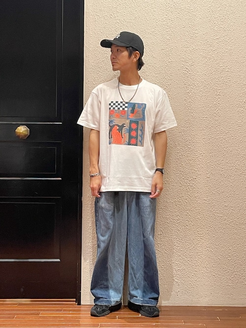 「Toyameg」modern academic TILE Tシャツ Toyameg ｣ modern academic TILE Tシャツ