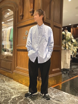 「nano・universe」｜uedamitsuruさん（メンズ・168cm）の春コーディネート