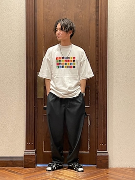 「BENCH（ベンチ）のアイテム」を使った、uedamitsuruさん（メンズ・168cm）の夏コーディネート