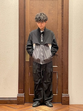 「nano・universe」｜「アイテム（ブルゾン）」を使った、uedamitsuruさん（メンズ・168cm）の春コーディネート