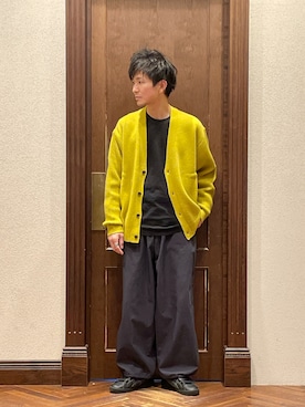 「YLEVE（イレーヴ）のアイテム」を使った、uedamitsuruさん（メンズ・168cm）の冬コーディネート