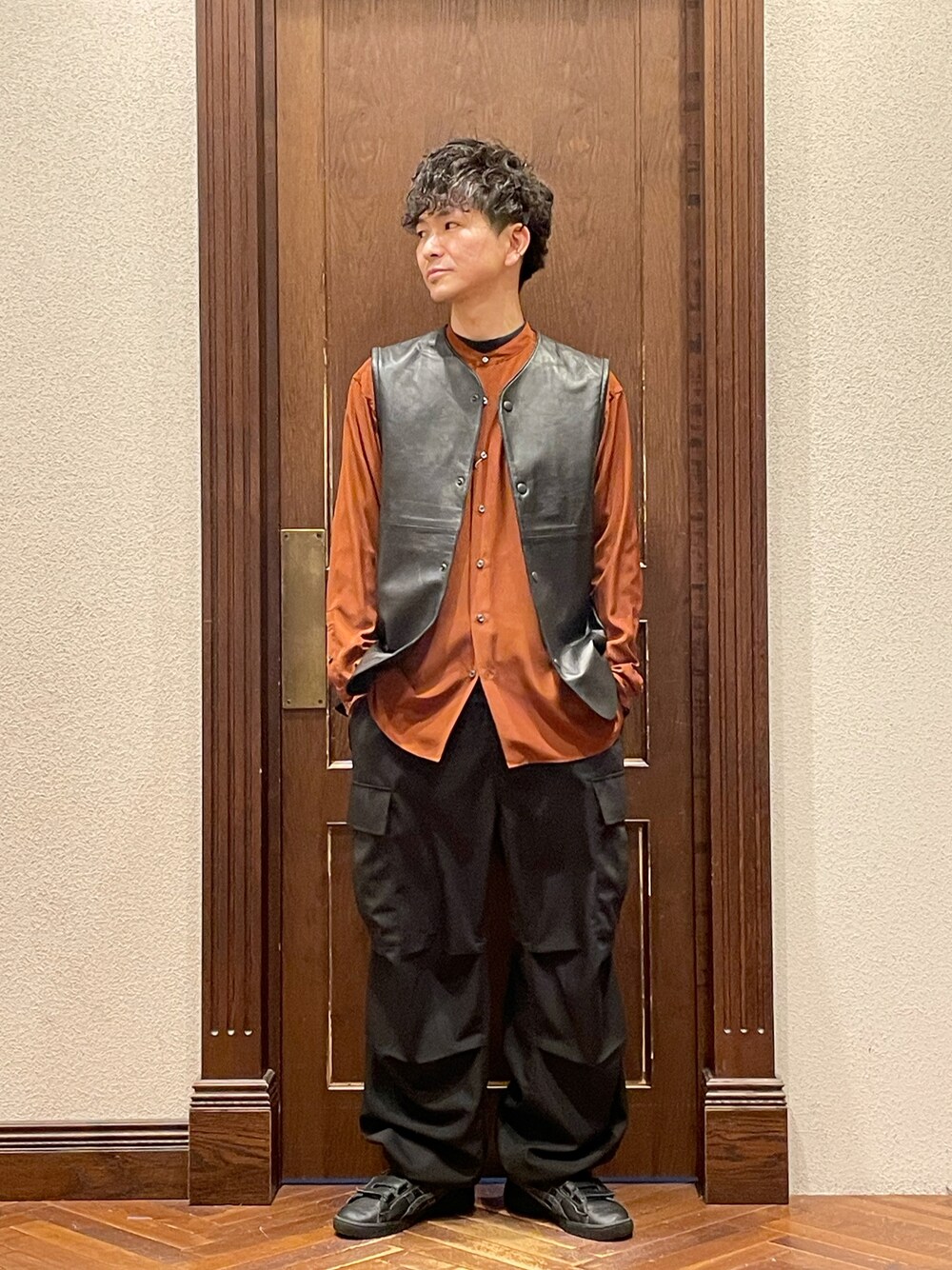 テラ　NANO universe ライトラムナッパ　レザーベスト　L 楽天市場】【SALE／50%OFF】ライトラムナッパレザーベスト NANO