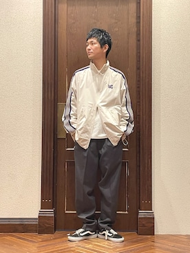 「nano・universe」｜「アイテム（ブルゾン）」を使った、uedamitsuruさん（メンズ・168cm）の秋コーディネート