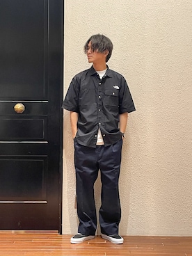 「ノースフェイス」｜uedamitsuruさん（メンズ・168cm）の夏コーディネート