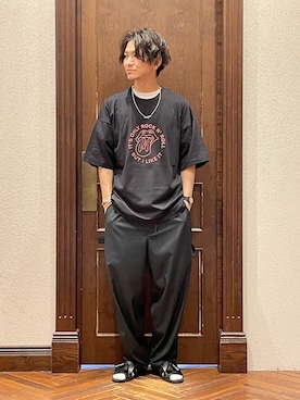 「BENCH（ベンチ）のアイテム」を使った、uedamitsuruさん（メンズ・168cm）の夏コーディネート