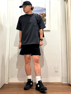 「URBAN RESEARCH Sonny Label（アーバンリサーチサニーレーベル）のアイテム（帽子）」を使った、Yuya Sasakiさん（メンズ・179cm）の夏コーディネート