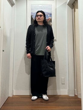 「アイテム（カーディガン/ボレロ）」を使った、Yuya Sasakiさん（メンズ・179cm）の夏コーディネート