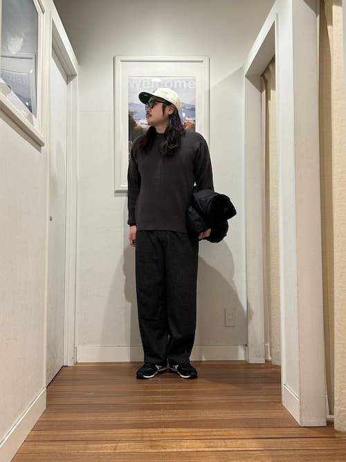 ウール混バルーンパンツ