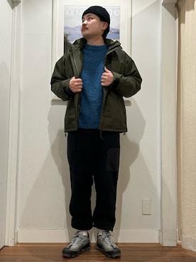 「URBAN RESEARCH Sonny Label（アーバンリサーチサニーレーベル）のアイテム（マウンテンパーカー）」を使った、Yuya Sasakiさん（メンズ・179cm）の冬コーディネート