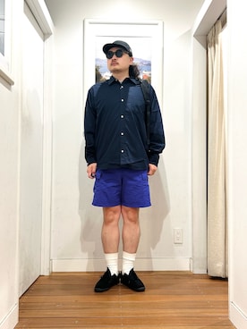 「アイテム（キャップ）」を使った、Yuya Sasakiさん（メンズ・179cm）の秋コーディネート