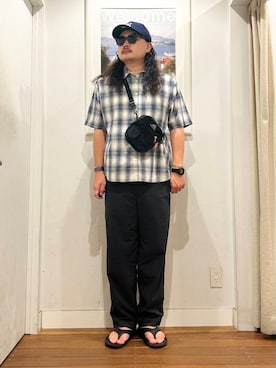 「SonnyLabel」｜Yuya Sasakiさん（メンズ・179cm）の夏コーディネート
