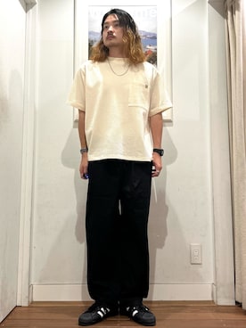 「URBAN RESEARCH Sonny Label（アーバンリサーチサニーレーベル）のアイテム（パンツ）」を使った、Yuya Sasakiさん（メンズ・179cm）の夏コーディネート