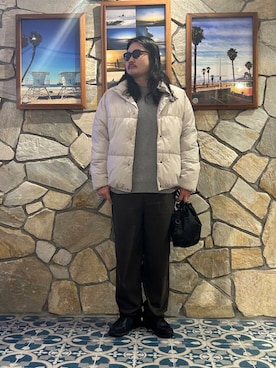「KANEKO OPTICAL（カネコオプティカル）の『別注』KANEKO OPTICAL×URBAN RESEARCH　URA-06（メガネ）」を使った、Yuya Sasakiさん（メンズ・179cm）の秋コーディネート