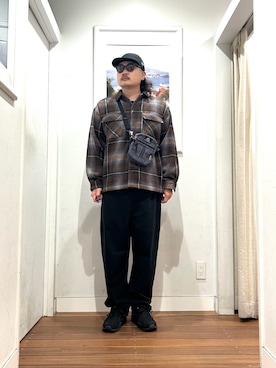 「秋のシャツ着こなし術」｜Yuya Sasakiさん（メンズ・179cm）の秋コーディネート