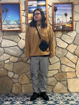 「パーカー」｜「アイテム（その他アウター）」を使った、Yuya Sasakiさん（メンズ・179cm）の秋コーディネート