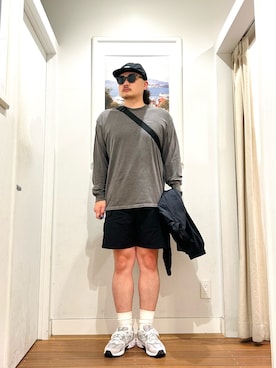 「アイテム（ナイロンジャケット）」を使った、Yuya Sasakiさん（メンズ・179cm）の秋コーディネート