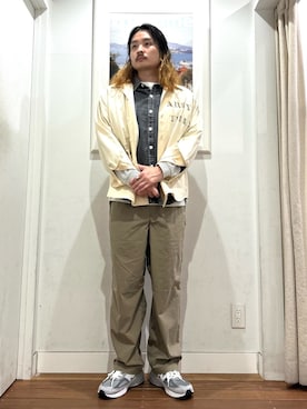 「URBAN RESEARCH Sonny Label（アーバンリサーチサニーレーベル）のアイテム（パンツ）」を使った、Yuya Sasakiさん（メンズ・179cm）の秋コーディネート