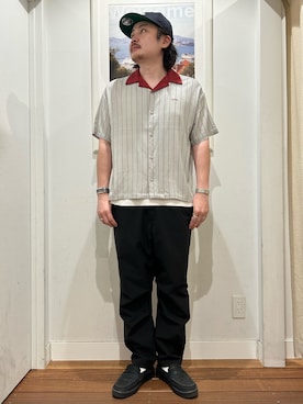 「MANEBU（マネブ）のアイテム」を使った、Yuya Sasakiさん（メンズ・179cm）の春コーディネート