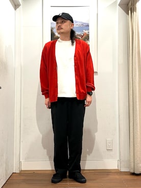 「URBAN RESEARCH Sonny Label（アーバンリサーチサニーレーベル）のアイテム（帽子）」を使った、Yuya Sasakiさん（メンズ・179cm）の春コーディネート