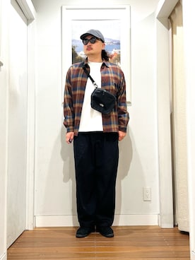 「アイテム（シューズ）」を使った、Yuya Sasakiさん（メンズ・179cm）の秋コーディネート