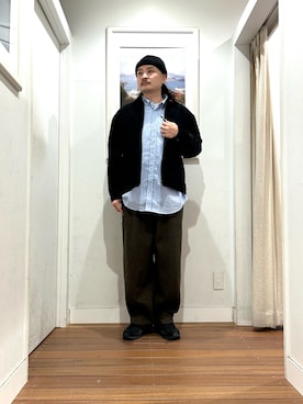 Yuya Sasakiさん（メンズ・179cm）の冬コーディネート