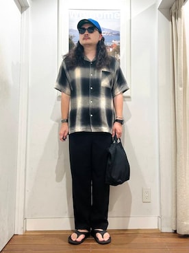 「アイテム（タンクトップ）」を使った、Yuya Sasakiさん（メンズ・179cm）の夏コーディネート