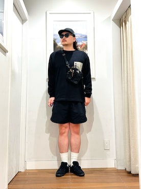 「アイテム（キャップ）」を使った、Yuya Sasakiさん（メンズ・179cm・30代）の夏コーディネート