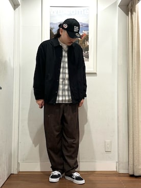 「アイテム（帽子）」を使った、Yuya Sasakiさん（メンズ・179cm）の春コーディネート