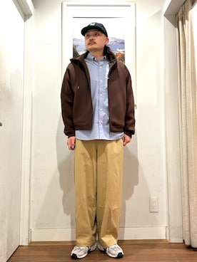「URBAN RESEARCH Sonny Label（アーバンリサーチサニーレーベル）のアイテム」を使った、Yuya Sasakiさん（メンズ・179cm）の冬コーディネート