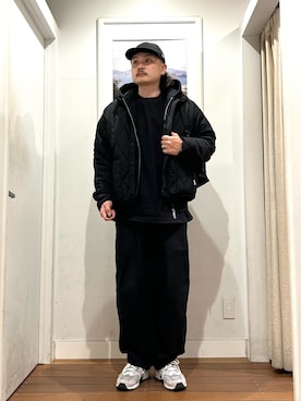 Yuya Sasakiさん（メンズ・179cm）の冬コーディネート