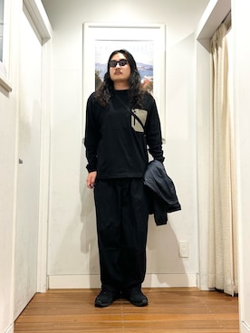 「アイテム（レッグウェア）」を使った、Yuya Sasakiさん（メンズ・179cm）の秋コーディネート