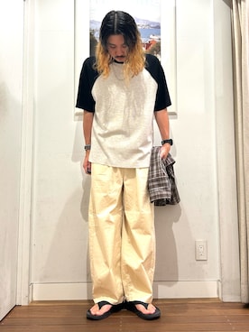 「URBAN RESEARCH Sonny Label（アーバンリサーチサニーレーベル）のアイテム」を使った、Yuya Sasakiさん（メンズ・179cm）の夏コーディネート
