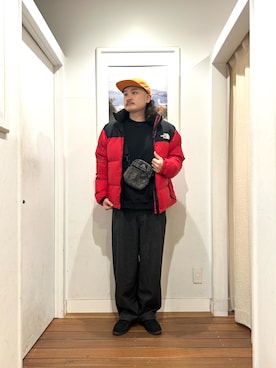 「アイテム（バッグ）」を使った、Yuya Sasakiさん（メンズ・179cm・30代）の冬コーディネート