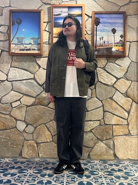 「MAGIC NUMBER（マジック ナンバー）のアイテム」を使った、Yuya Sasakiさん（メンズ・179cm）の秋コーディネート