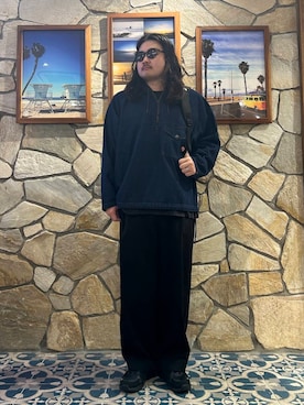 「パーカー」｜「アイテム（その他アウター）」を使った、Yuya Sasakiさん（メンズ・179cm）の秋コーディネート