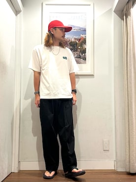 「LOTTO（ロット）のアイテム」を使った、Yuya Sasakiさん（メンズ・179cm）の夏コーディネート
