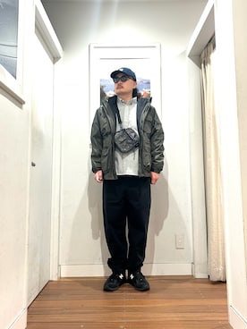 「アイテム（帽子）」を使った、Yuya Sasakiさん（メンズ・179cm・30代）の秋コーディネート