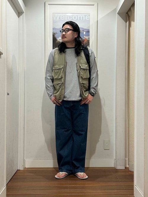 セール】タックワイドデニムパンツ（デニムパンツ）｜URBAN RESEARCH