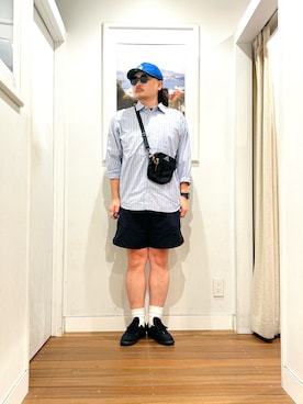 「アイテム（バッグ）」を使った、Yuya Sasakiさん（メンズ・179cm）の秋コーディネート
