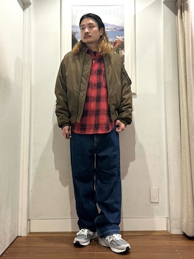 「URBAN RESEARCH Sonny Label（アーバンリサーチサニーレーベル）のアイテム（パンツ）」を使った、Yuya Sasakiさん（メンズ・179cm）の秋コーディネート