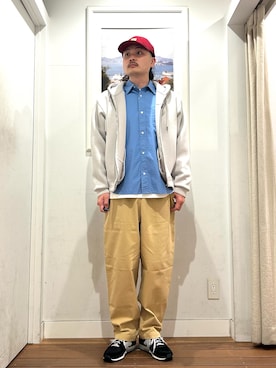 「URBAN RESEARCH Sonny Label（アーバンリサーチサニーレーベル）のアイテム（帽子）」を使った、Yuya Sasakiさん（メンズ・179cm）の冬コーディネート