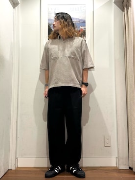 「URBAN RESEARCH Sonny Label（アーバンリサーチサニーレーベル）のアイテム（パンツ）」を使った、Yuya Sasakiさん（メンズ・179cm）の夏コーディネート
