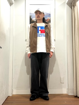 Yuya Sasakiさん（メンズ・179cm）の冬コーディネート